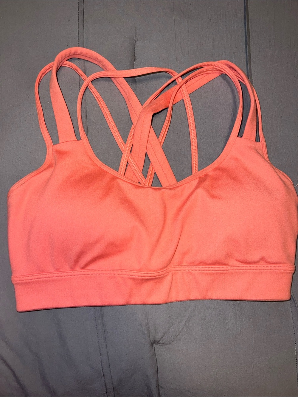 Victoria's Secret Coral Strappy Crossback Sports Bra